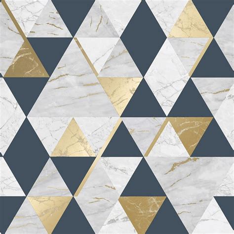 I LOVE WALLPAPER HOUSE OF ALICE Onyx Marble Metallic 